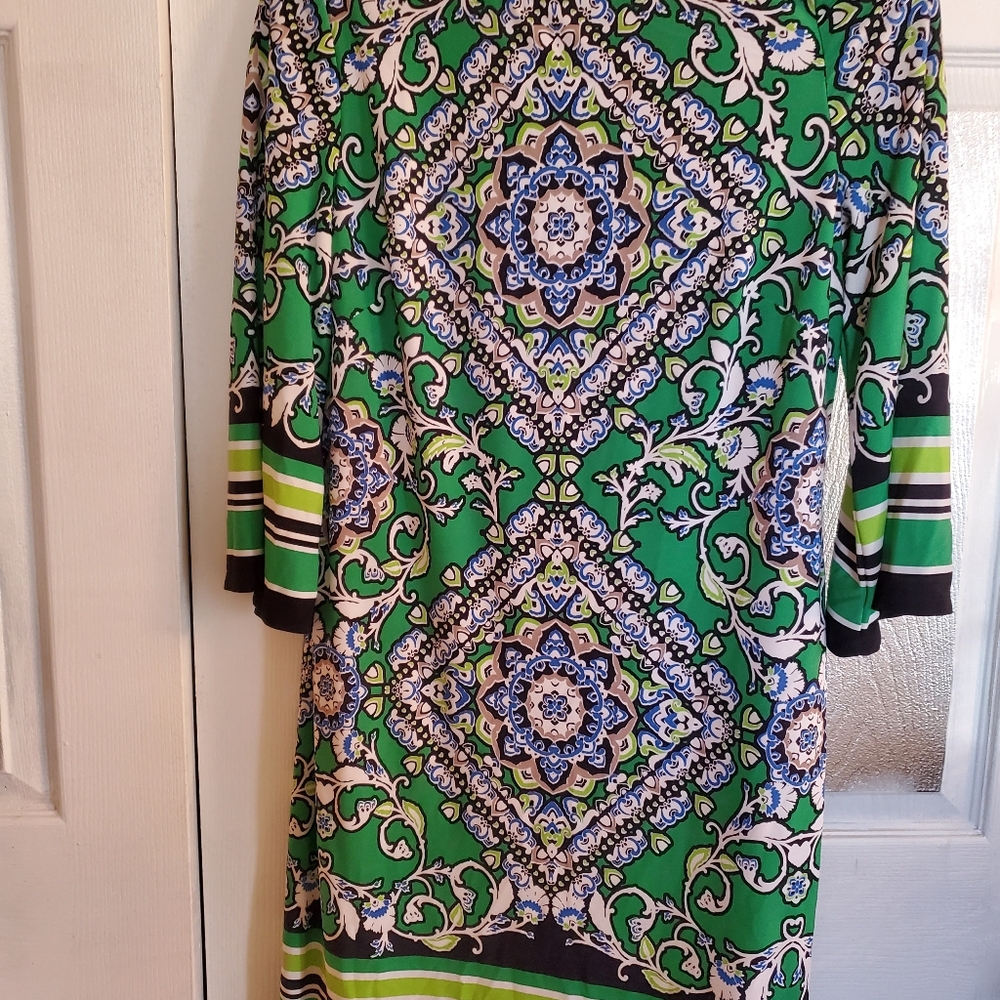 Jessica Howard Green N Blue Dress Size 6